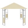 vidaXL Garden Gazebo 4x3 m Cream 160 g/m&sup2;