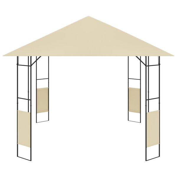 vidaXL Garden Gazebo 4x3 m Cream 160 g/m&sup2;