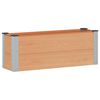 vidaXL Garden Raised Bed Brown 100 x 30 x 36 cm WPC and Aluminium