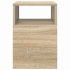 vidaXL End Table 2 pcs Sonoma Oak 30.5 x 30 x 45 cm Engineered Wood