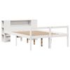 vidaXL Bookcase Bed without Mattress White 160x200 cm Solid Wood Pine