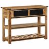 vidaXL Console Table 100x35x75 cm Solid Wood Mango