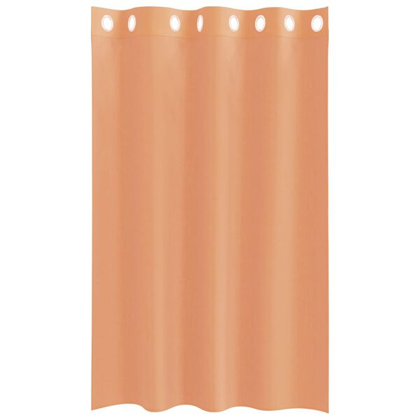 vidaXL Voile Curtains with Grommets 2 pcs Terracotta