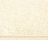 vidaXL Bed Carpets Shaggy High Pile 3 pcs Cream