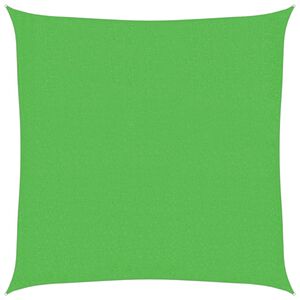 vidaXL Sunshade Sail 160 g/m&sup2; Light Green 3x3 m HDPE