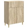 vidaXL Sideboard Sonoma Oak 66 x 34.5 x 90 cm Engineered Wood
