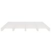 vidaXL Pallet Bed without Mattress White Double Solid Wood