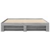 vidaXL Bed Frame without Mattress Grey Sonoma 180x200 cm Super King Engineered Wood