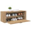 vidaXL Shoe Cabinet Artisan oak 100 x 35 x 38 cm Engineered wood