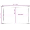 vidaXL Sunshade Sail Oxford Fabric Rectangular 5x7 m Dark Green