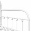 vidaXL Daybed Frame White 90 x 190 cm Powder-Coated Steel