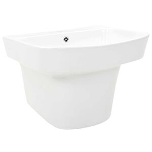vidaXL Basin White 50 x 45 x 41 cm Glazed Ceramic