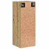 vidaXL Wall Mounted Cabinet Artisian Oak 34.5x34x90 cm Engineered Wood