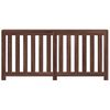 vidaXL Radiator Cover Brown Oak 175x20x82 cm Engineered Wood