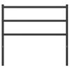 vidaXL Metal Replace Headboard Black 100 cm