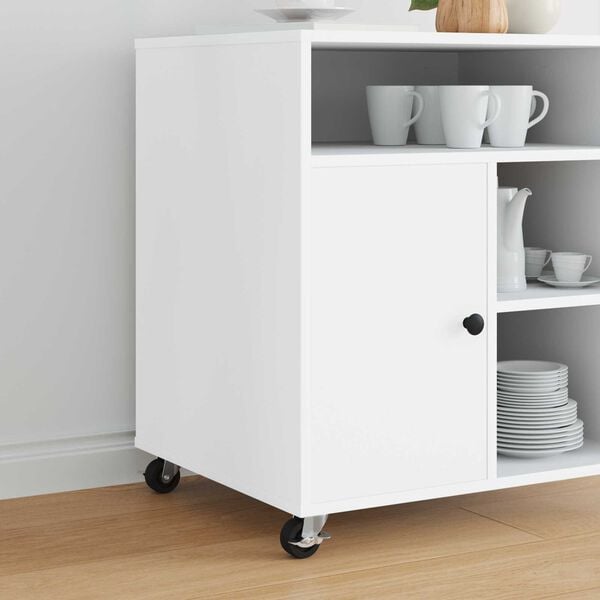 vidaXL Caster 2 pcs Black and silver 63 x 48 x 46 mm Iron and nylon