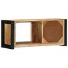 vidaXL TV Cabinet 80x30x35 cm Solid Rough Wood Mango