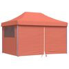 vidaXL Party Tent Folding Terracotta 279 x 410 x 315 cm Oxford Fabric