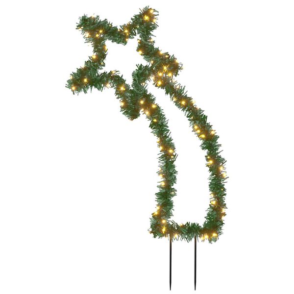 vidaXL Christmas Light Decoration with Spikes Meteor 115 LEDs 89 cm