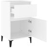vidaXL Bedside Cabinet White 40x35x70 cm