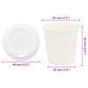 vidaXL Paper Coffee Cups with Lids 1000 pcs 4oz 100ml