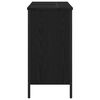 vidaXL Bathroom Sink Cabinet Black Oak 80 x 30 x 60 cm Engineered Wood