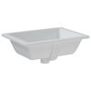 vidaXL Bathroom Sink White 46.5x35x18 cm Rectangular Ceramic