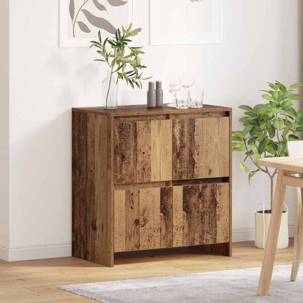 vidaXL Sideboard Old Wood 70 x 41 x 75 cm Engineered Wood