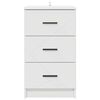 vidaXL Bedside Cabinet White 38 x 38 x 66 cm Engineered wood