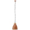 vidaXL Industrial Hanging Lamp Copper Iron & Solid Wood 23 cm E27