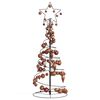 vidaXL LED Christmas Tree with Baubles 80 LEDs Warm White 120 cm