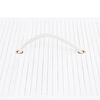 vidaXL Bamboo Laundry Basket White 83 L