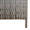 vidaXL Room Divider 3 Panels Grey Poly Rattan