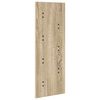 vidaXL Wall-Mounted Coat Rack Wall-mounted Sonoma Oak 30 x 1.5 x 80 cm