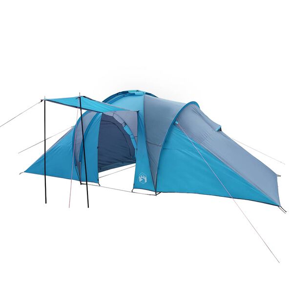 vidaXL Family Tent Dome 6-Person Blue Waterproof