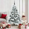vidaXL Artificial Christmas Tree with 150 LEDs White 150 cm PE and PVC