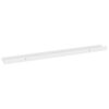 vidaXL Wall Shelves 4 pcs White 80x9x3 cm