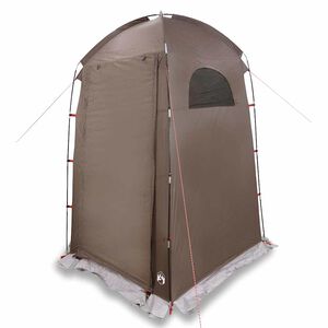 vidaXL Shower Tent Brown Waterproof