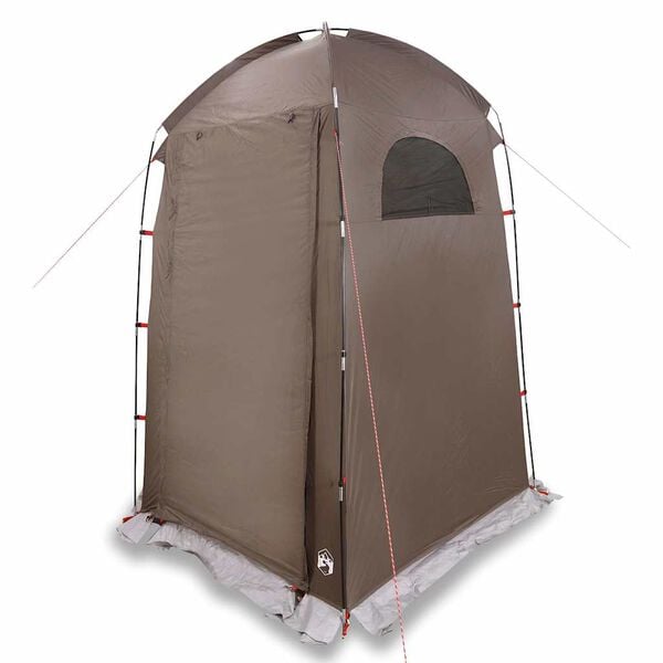 vidaXL Shower Tent Brown Waterproof