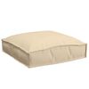 vidaXL Cushion 4 pcs Beige 40 x 40 x 8 cm Oxford Fabric