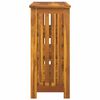 vidaXL Garden Cabinet Natural 90 x 40 x 90cm Solid Acacia Wood