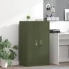 vidaXL Storage Cabinet Olive Green 60 x 40 x 105 cm Cold-Rolled Steel
