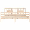 vidaXL Bed Frame without Mattress 200x200 cm Solid Wood