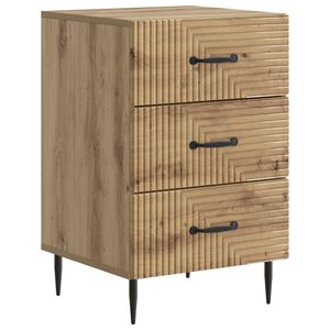 vidaXL Bedside Cabinet Artisan Oak 43 x 41 x 66.5 cm Engineered Wood