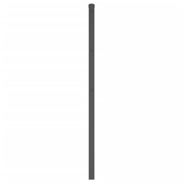 vidaXL Metal Replace Headboard Black 200 cm
