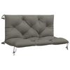 vidaXL 1-Piece Pallet Cushion VIANEN 100% Polyester Grey