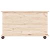 vidaXL Storage Chest with Wheels ALTA 73x39.5x43 cm Solid Wood Pine