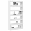 vidaXL Book Cabinet White 100 x 30 x 198 cm Engineered Wood