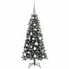 vidaXL Artificial Christmas Tree with 150 LEDs with Stand Green 120 cm