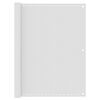 vidaXL Balcony Screen White 120x600 cm HDPE